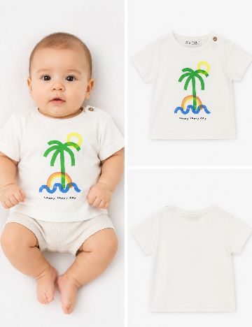 Tricou Zara, alb