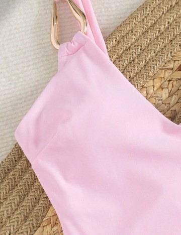 Costum de baie SHEIN, roz