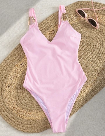 Costum de baie SHEIN, roz