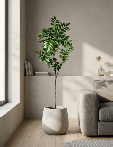 Planta artificiala SHEIN, verde