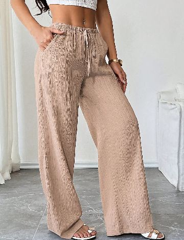 Pantaloni SHEIN, crem