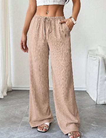 Pantaloni SHEIN, crem