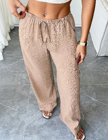 Pantaloni SHEIN, crem