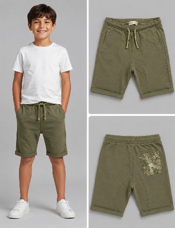 Pantaloni scurti Zara, verde