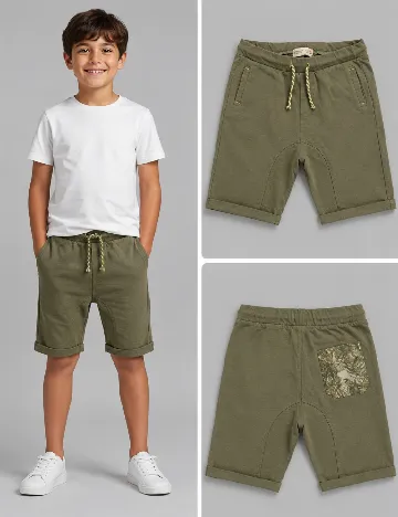 Pantaloni scurti Zara, verde