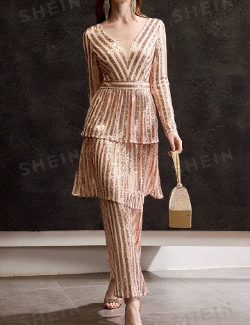 Rochie lunga MOTF, crem
