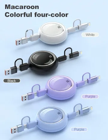 Cablu USB SHEIN, mov