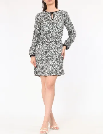 Rochie scurta Zara, animal print