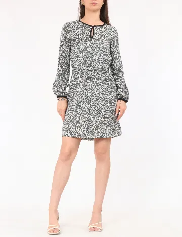 Rochie scurta Zara, animal print