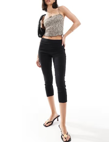 Top Bershka, animal print