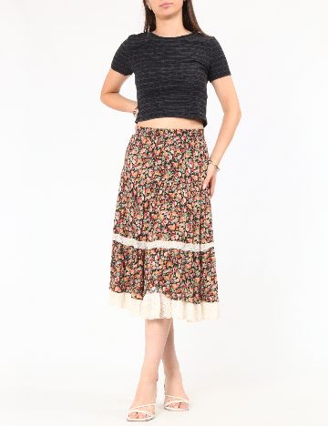 Fusta Zara, floral print