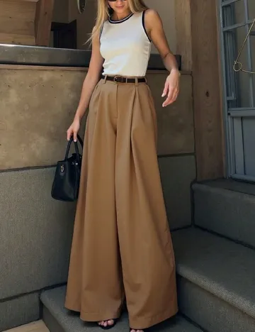 Pantaloni SHEIN, maro
