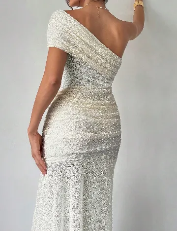 Rochie lunga SHEIN, crem