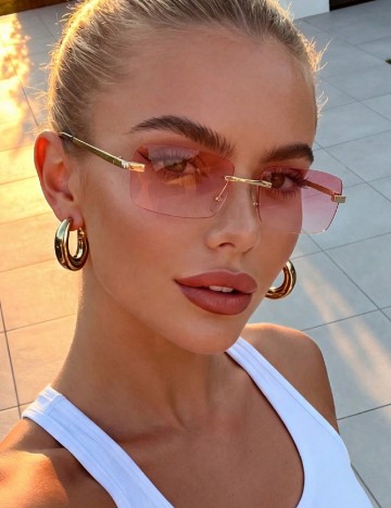 Ochelari de soare SHEIN, roz