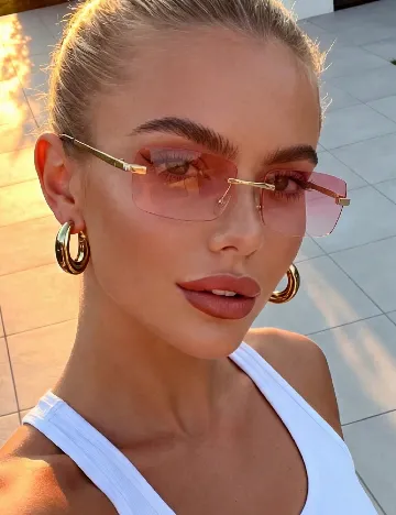 Ochelari de soare SHEIN, roz
