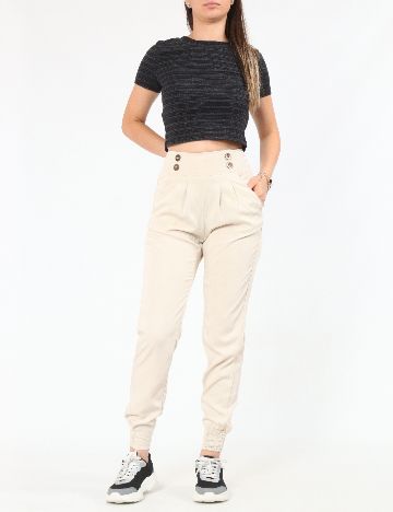 Pantaloni Bershka, bej