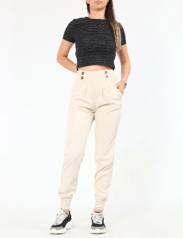 Pantaloni Bershka, bej