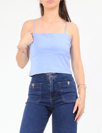 Top Zara, albastru