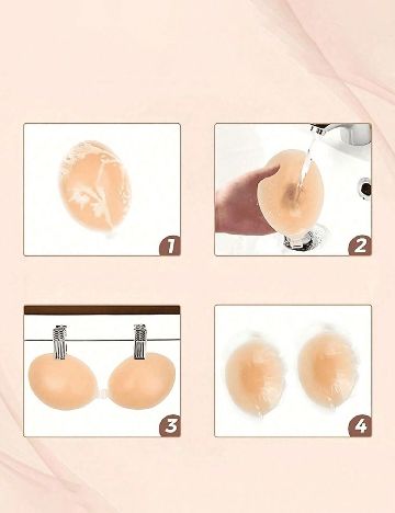 Cupe de silicon SHEIN, nude