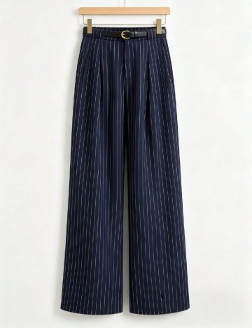 Pantaloni SHEIN, bleumarin