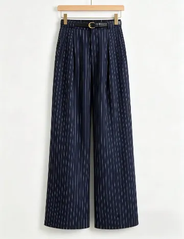 Pantaloni SHEIN, bleumarin