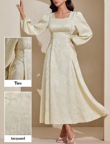 Rochie medie SHEIN, crem