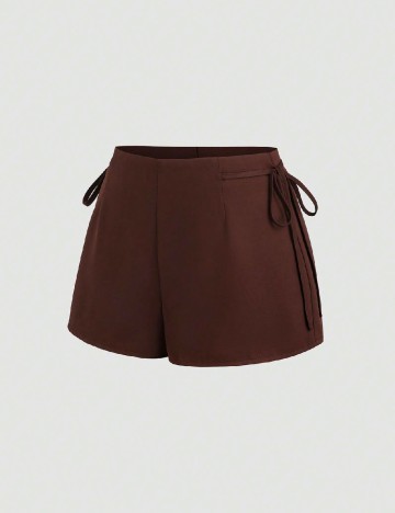 Pantaloni scurti SHEIN, maro