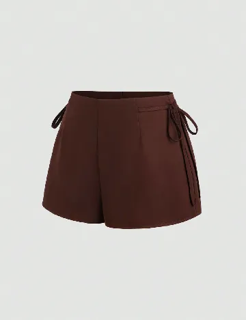 Pantaloni scurti SHEIN, maro