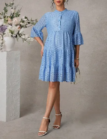 Rochie scurta SHEIN Maternity, albastru