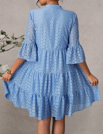 Rochie scurta SHEIN Maternity, albastru