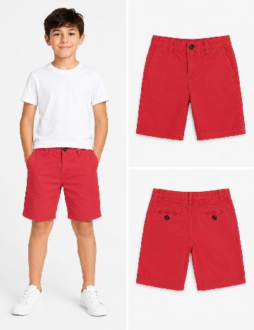 Pantaloni scurti Zara, rosu