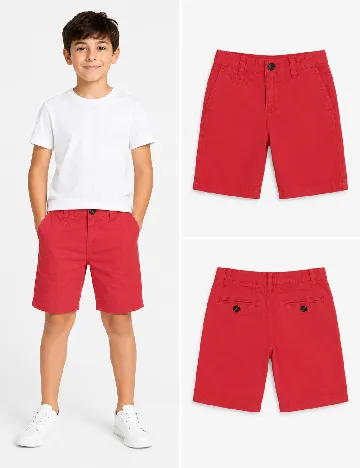 Pantaloni scurti Zara, rosu