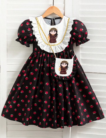 Rochie Shein Kids, floral print