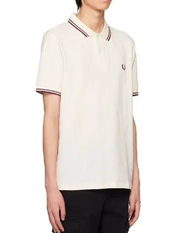 Tricou Fred Perry, ecru