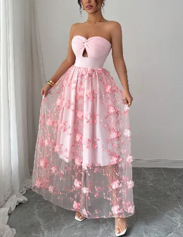 Rochie lunga SHEIN, roz
