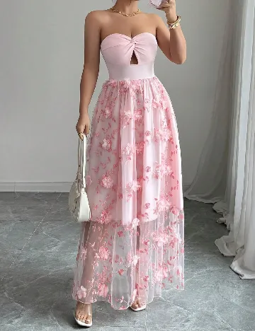 Rochie lunga SHEIN, roz