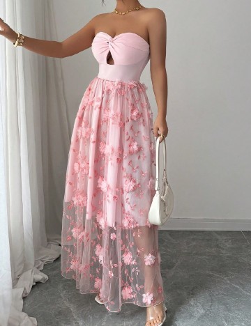 Rochie lunga SHEIN, roz