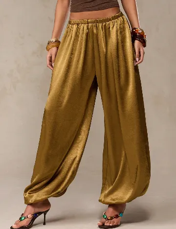 Pantaloni SHEIN, maro