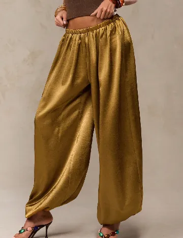 Pantaloni SHEIN, maro
