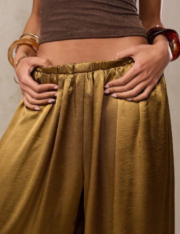 Pantaloni SHEIN, maro