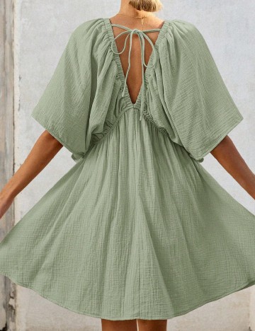 Rochie scurta SHEIN, verde