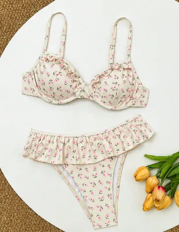 Costum de baie SHEIN, galben