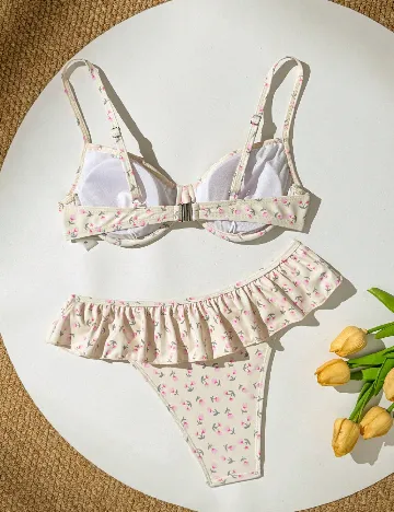 Costum de baie SHEIN, galben