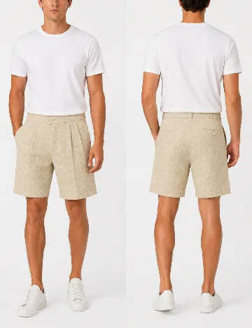 Pantaloni scurti ASOS, bej