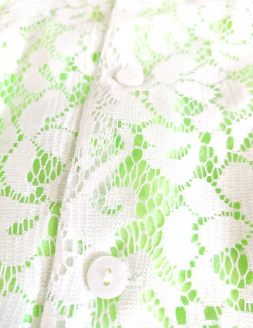 Rochie Zara, alb/verde