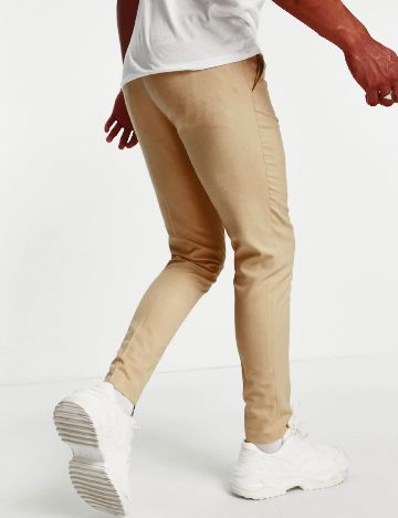 Pantaloni ASOS, maro deschis
