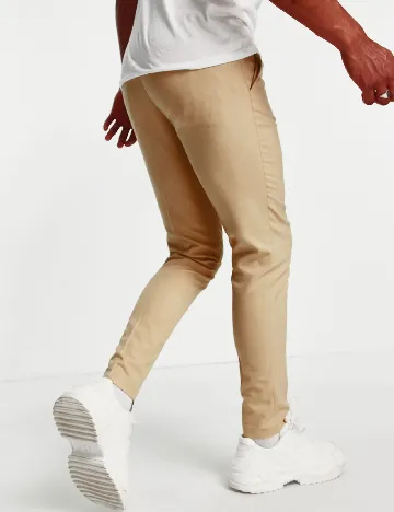 Pantaloni ASOS, maro deschis