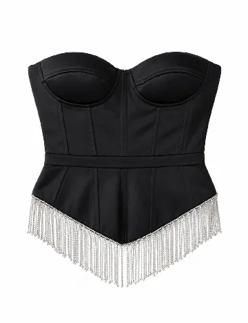 Top ASOS, negru