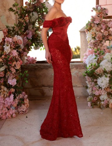Rochie lunga SHEIN, rosu