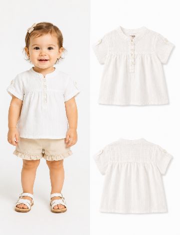 Bluza Zara, alb